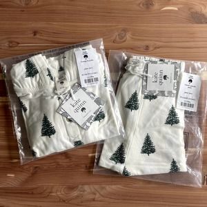 NWT kate quinn pine tree hoodie and pants set 12-18m